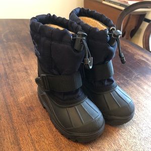 Kamik Canada Insulated Winter Boots - Toddler size 8 - Navy
